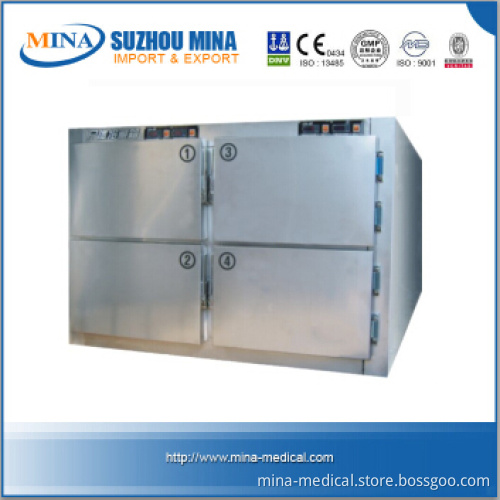 4 Body Freezer Mortuary Refrigerator Funeral Products (MINA-HH08C)